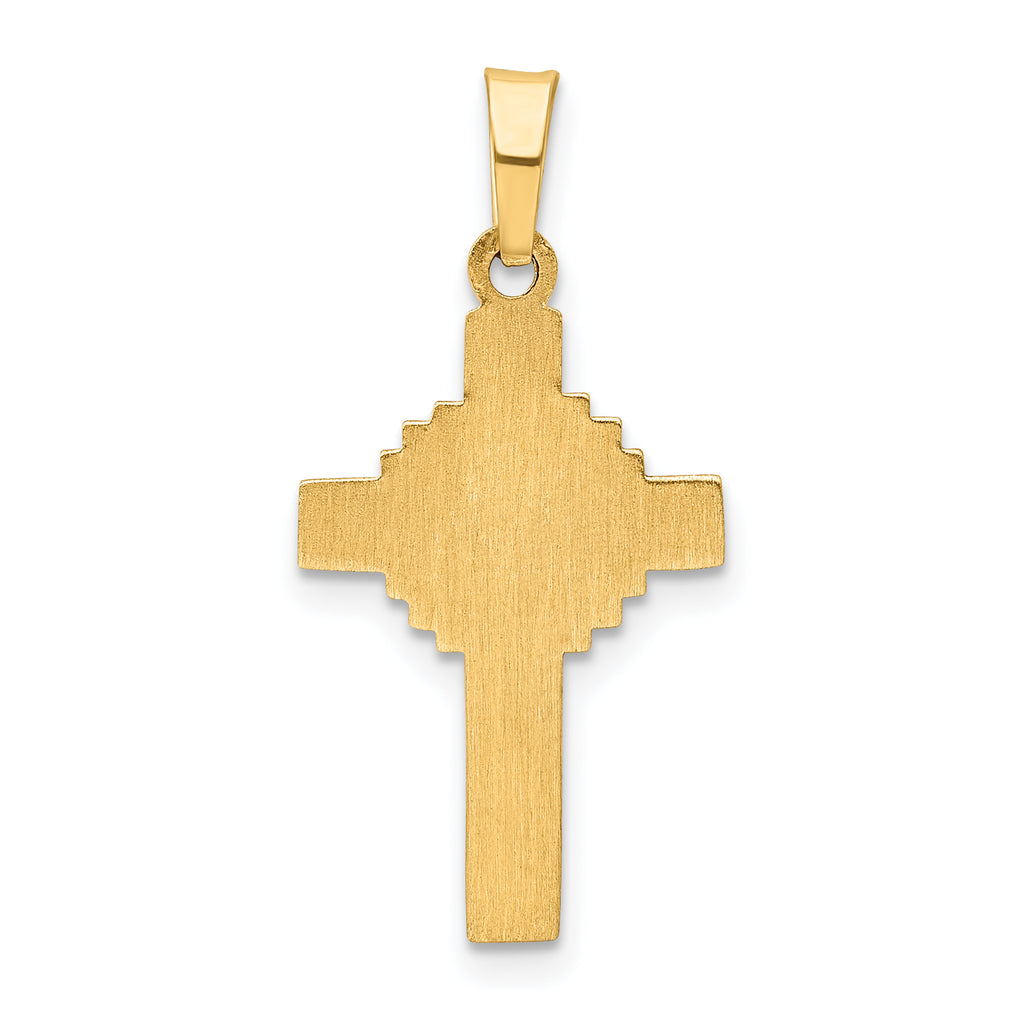 14K Polished Celtic Cross Pendant
