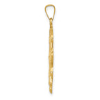 14K Polished Jerusalem Cross Pendant