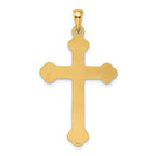 14K Budded Cross Pendant