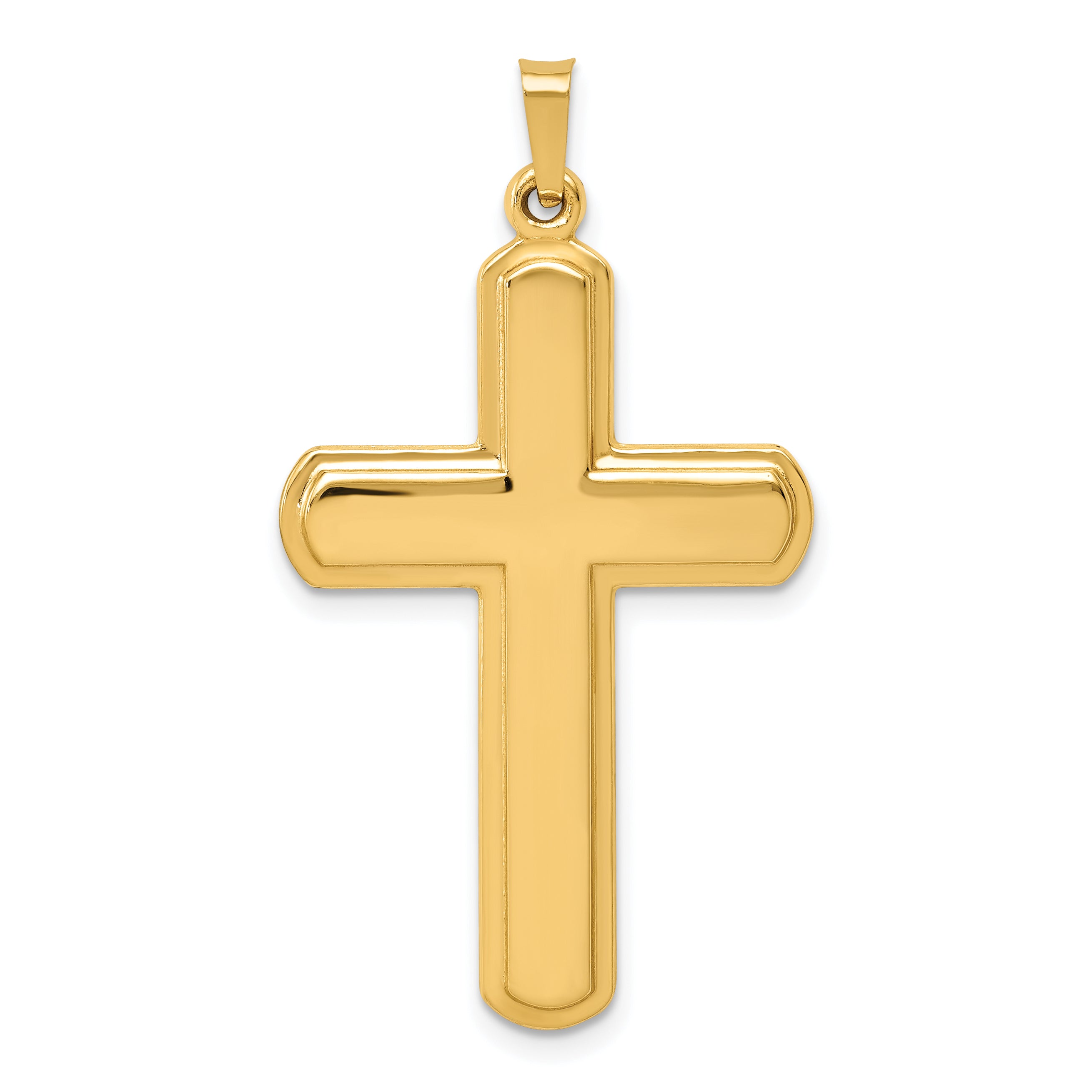 14k Polished Latin Cross Pendant Main image