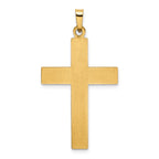 14K Polished Cross Pendant