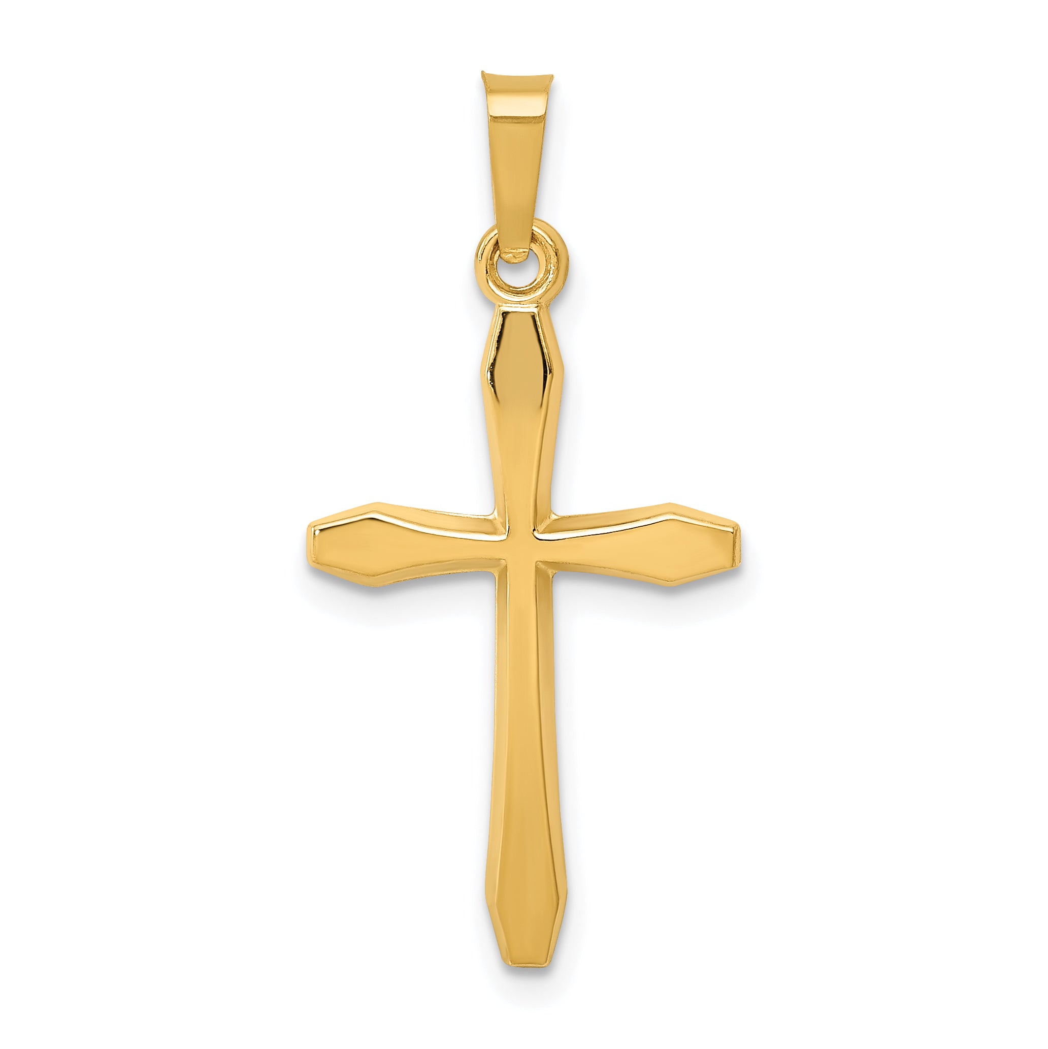 14k Polished Passion Cross Pendant Main image