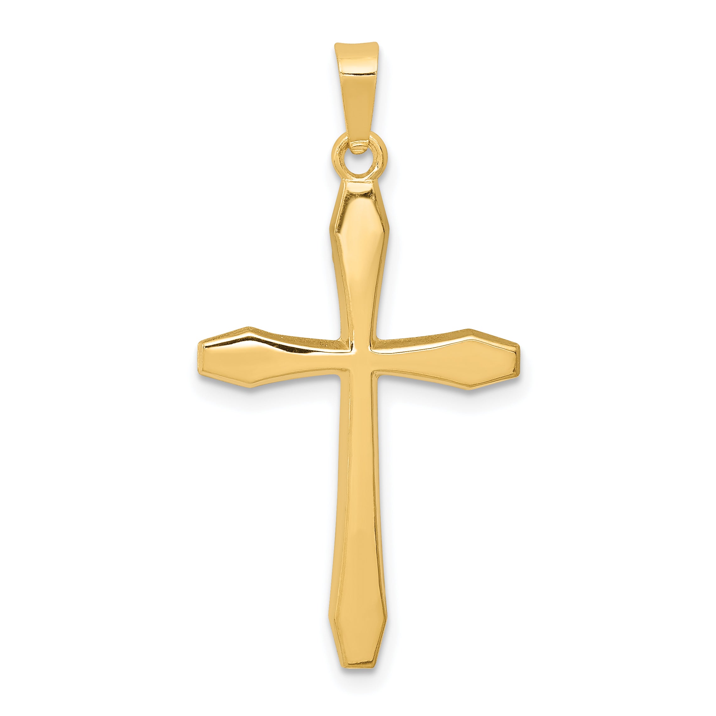 14k Polished Cross Pendant Main image