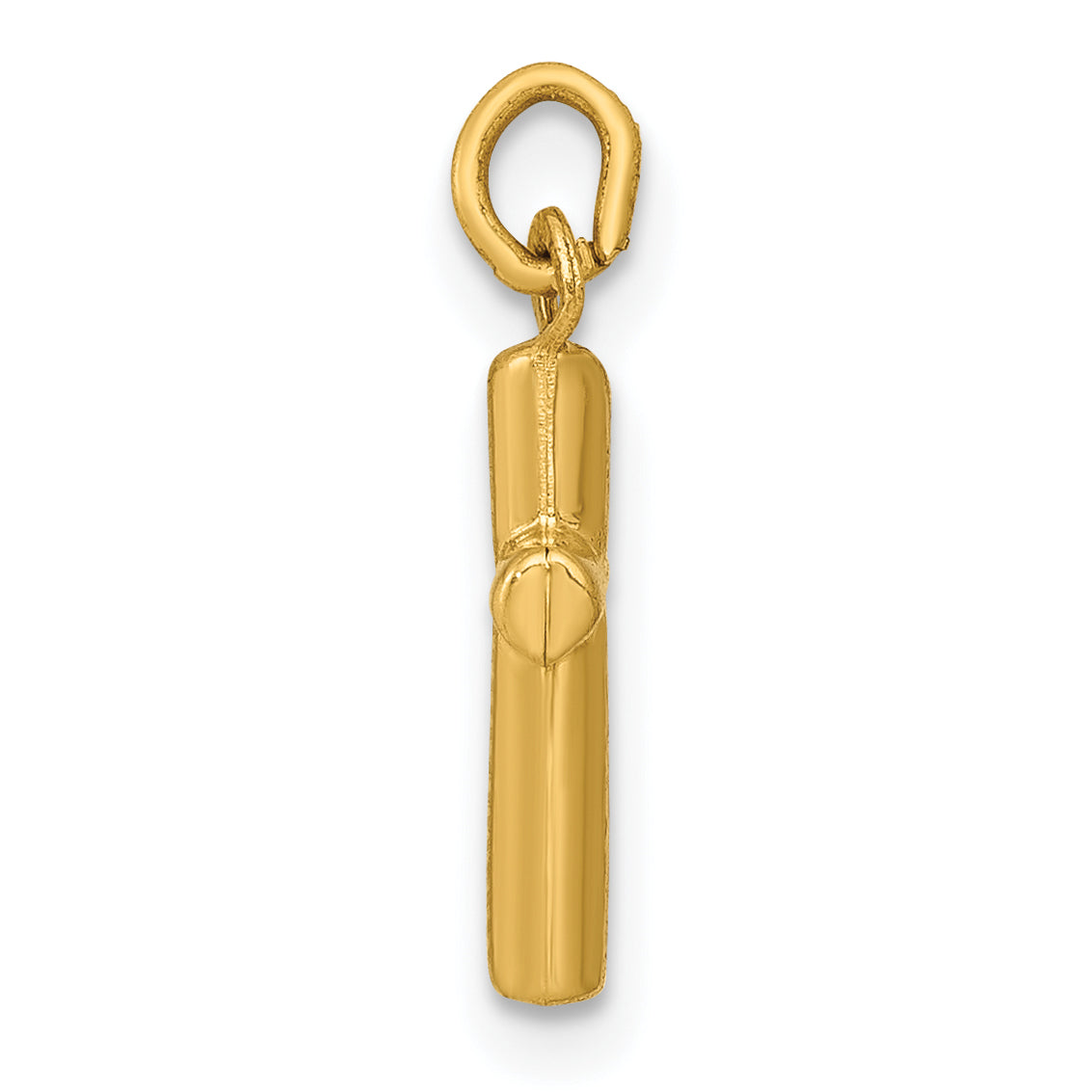 14K Polished Cross Pendant