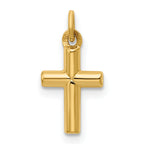 14K Polished Cross Pendant
