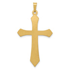 14K Polished Passion Cross Pendant