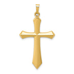 14k Polished Passion Cross Pendant