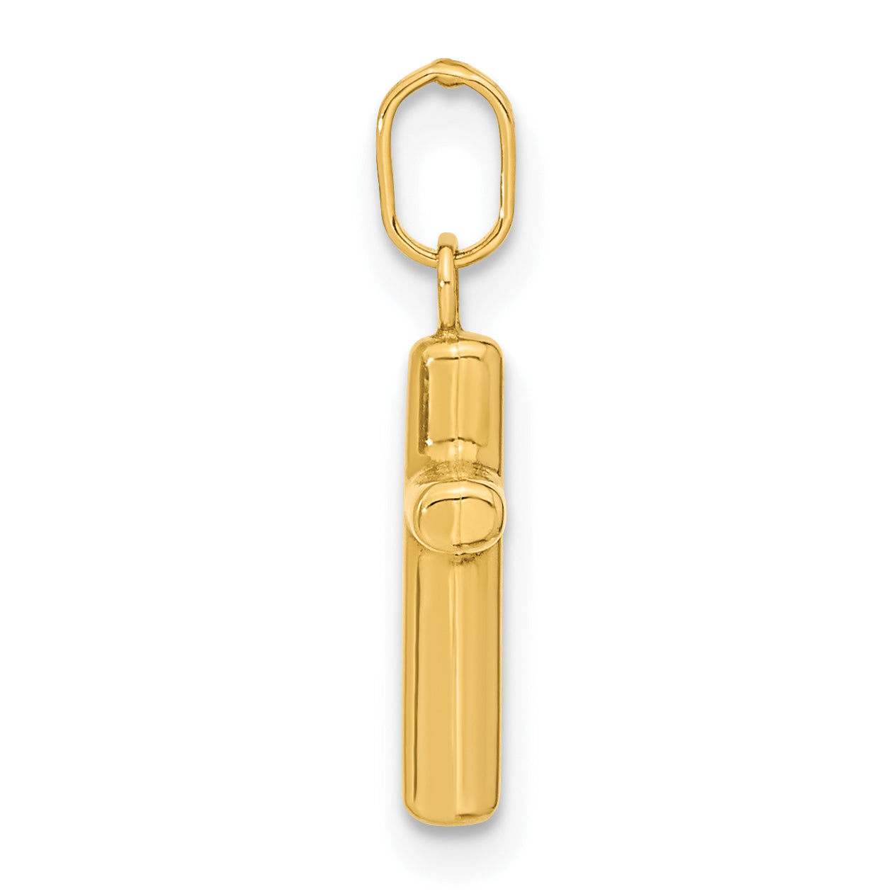 14K Hollow Cross Pendant Secondary image