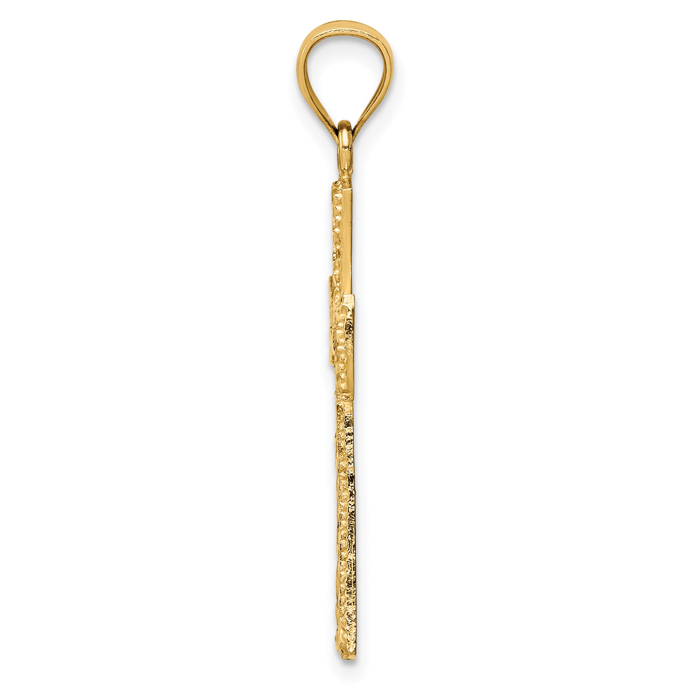 14K D/C Cross Pendant Secondary image