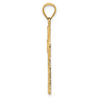 14K D/C Cross Pendant