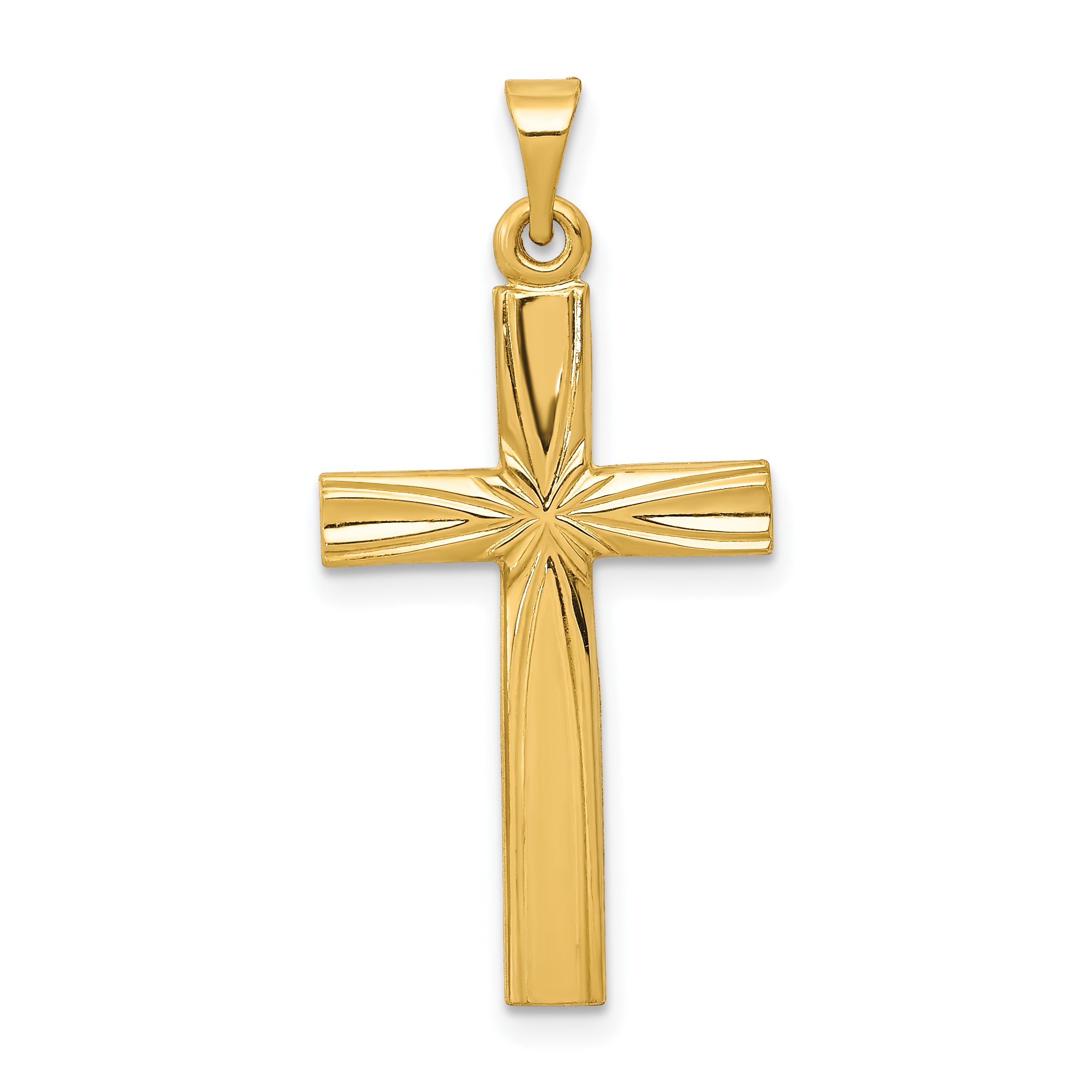 14k Polished Latin Cross Pendant Main image