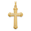 14k Hollow Polished Cross