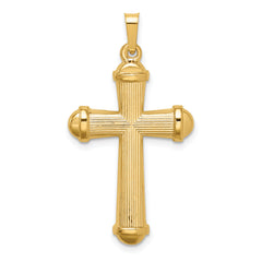 14k Hollow Polished Cross