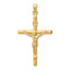 14k Hollow Crucifix Pendant
