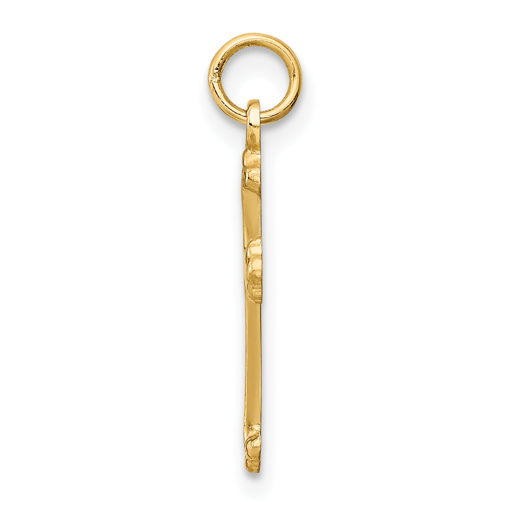 14K Cross Charm