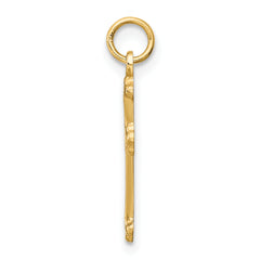 14K Cross Charm