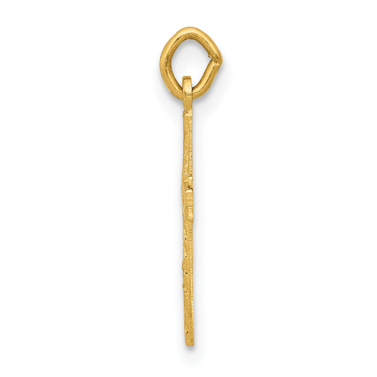 14K Small Cross Charm Secondary image