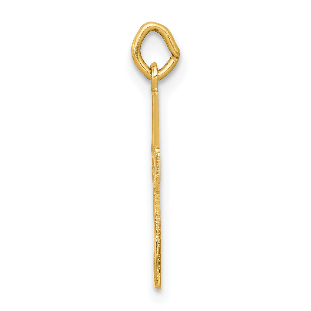 14K Cross Charm