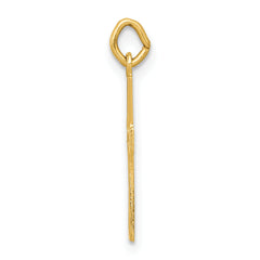 14K Cross Charm