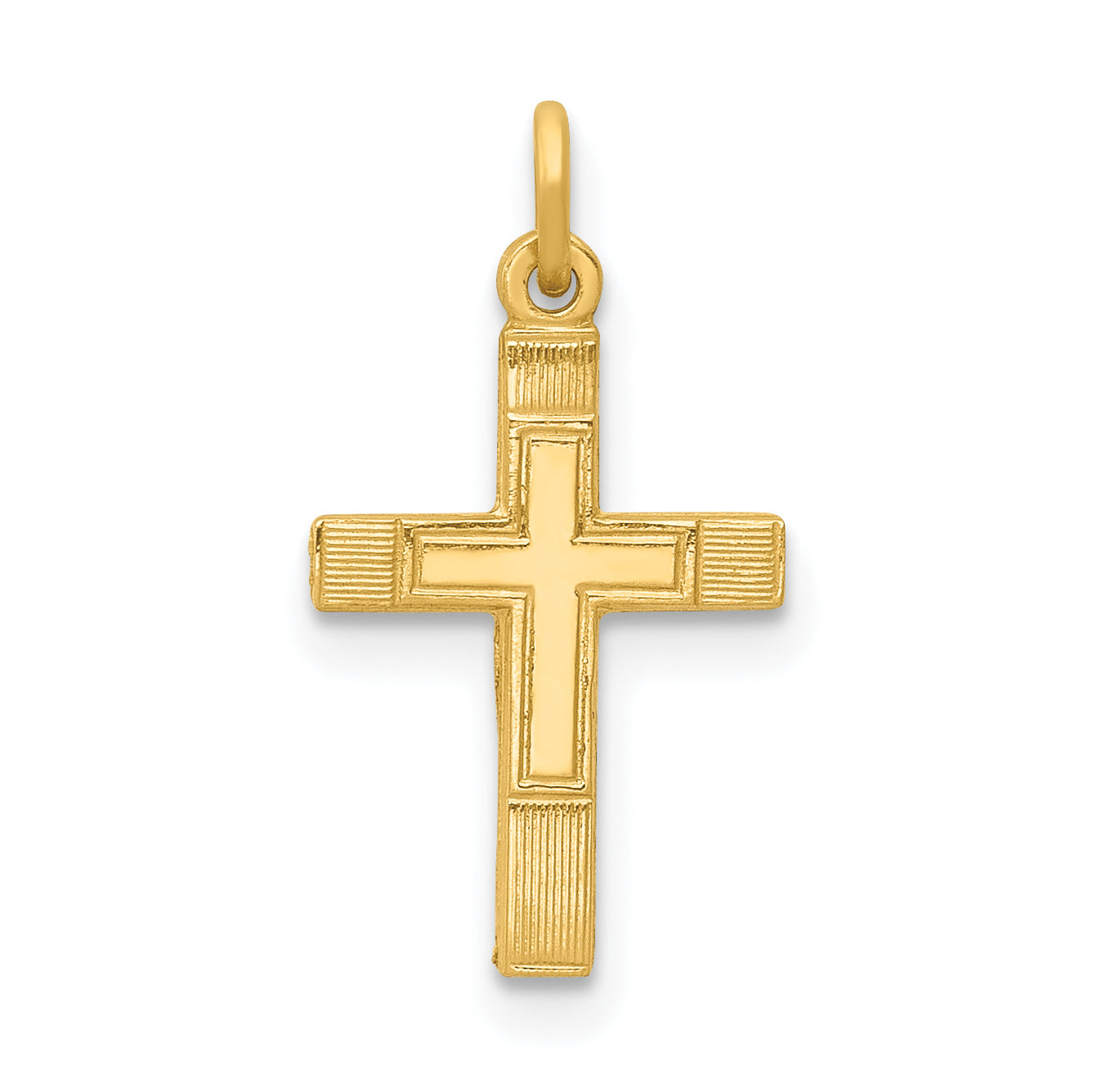 14k Small Cross Charm Main image