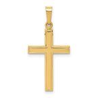 14k Hollow Cross Pendant