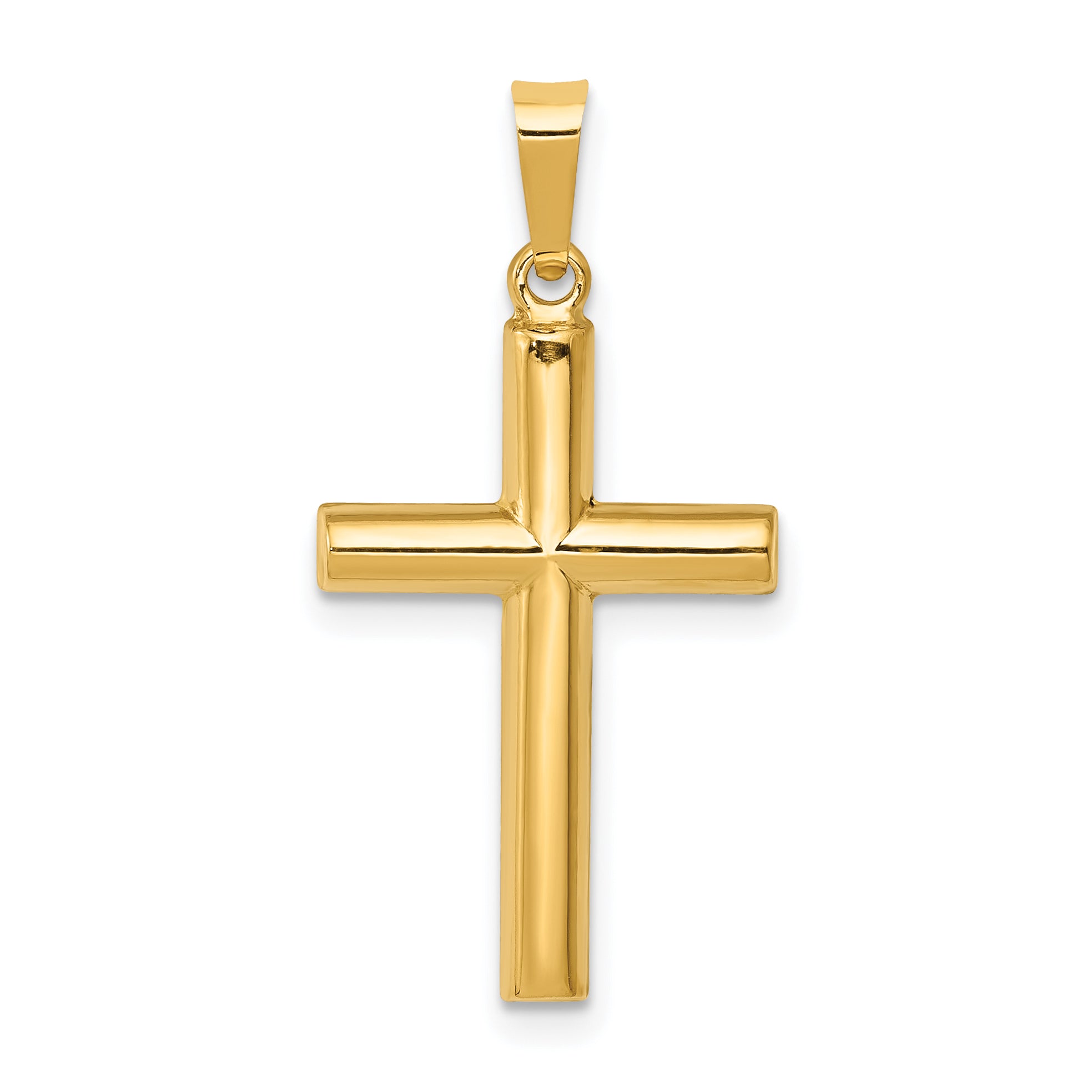 14k Hollow Cross Pendant Main image