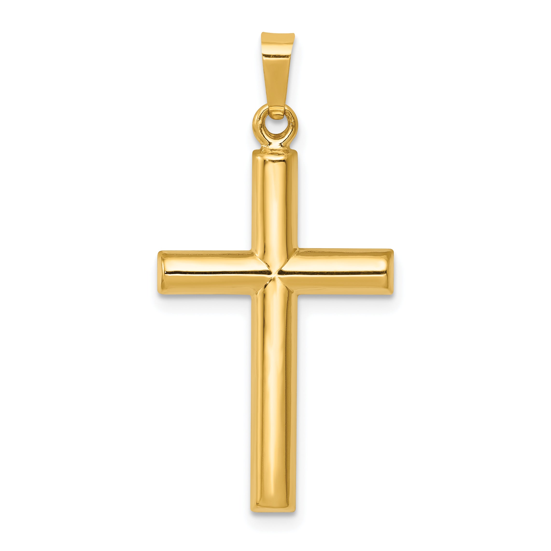 14k Hollow Cross Pendant Main image