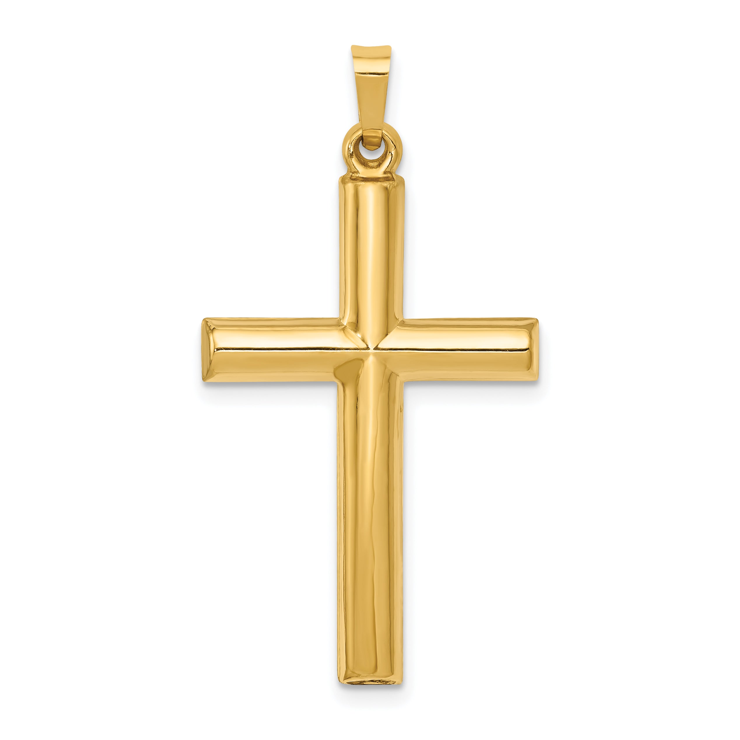 14k Hollow Cross Pendant Main image