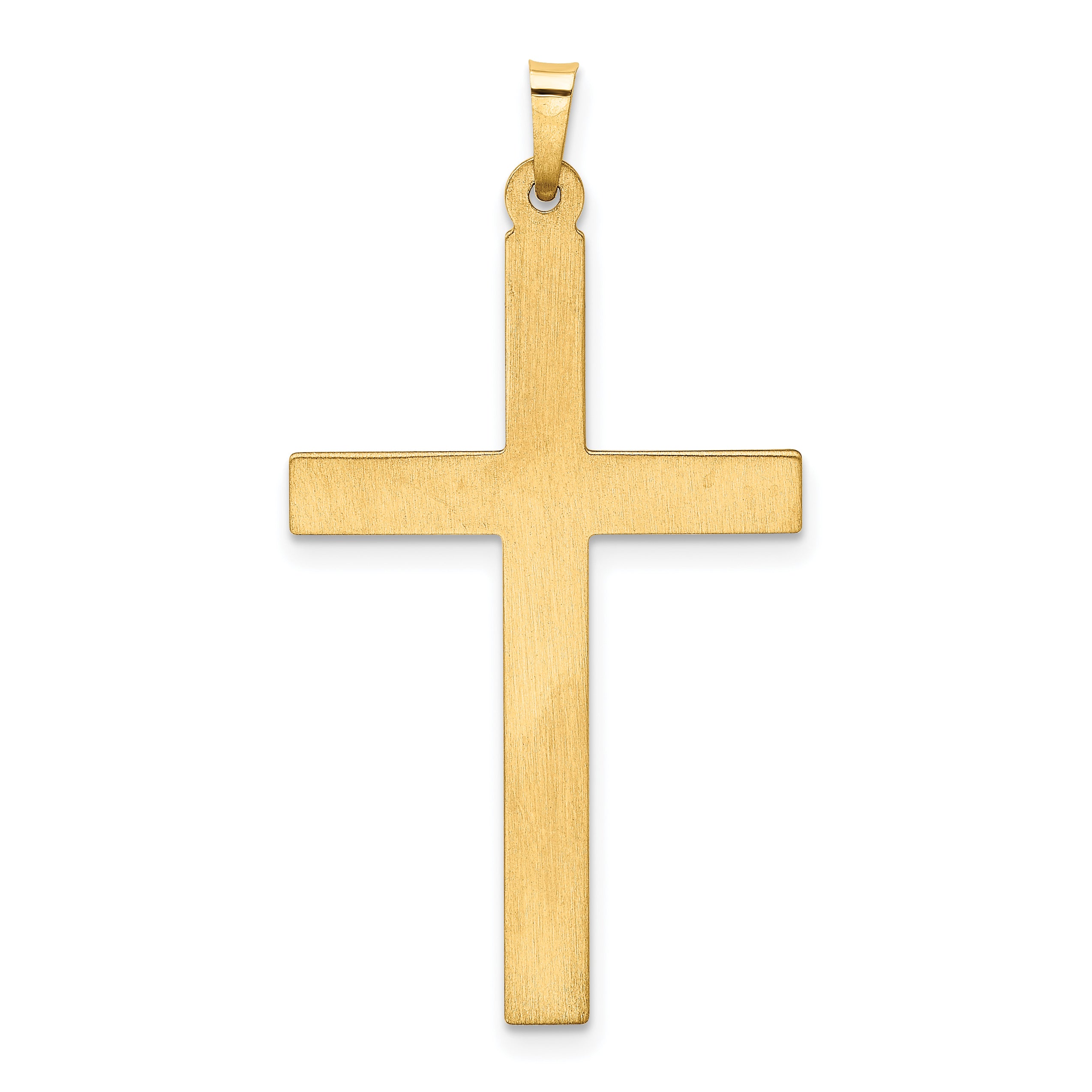 14K Hollow Cross Pendant