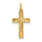 14k INRI Crucifix Charm
