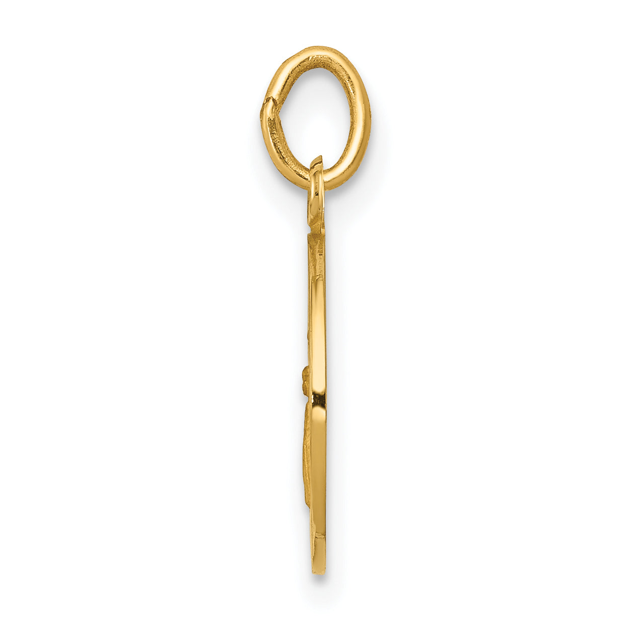 14K Guardian Angel Medal Charm Secondary image