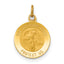 14k Guardian Angel Medal Charm