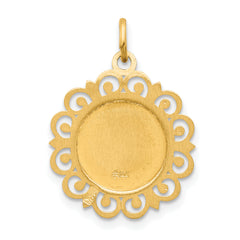 14K Our Lady of Perpetual Help Medal Charm
