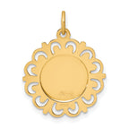14K Infant of Prague Medal Charm