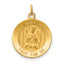14k Jesus, Mary, Joseph Medal Charm