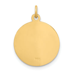 14K Confirmation Medal Charm