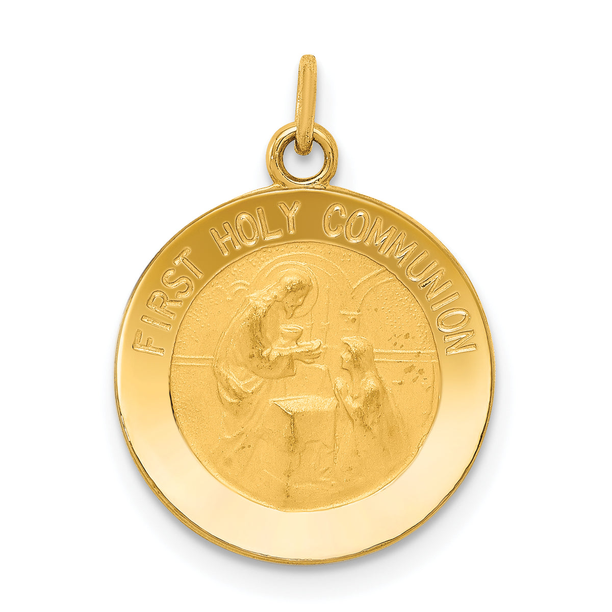 14k First Holy Communion Charm