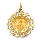 14k Sacred Heart of Jesus Medal Charm