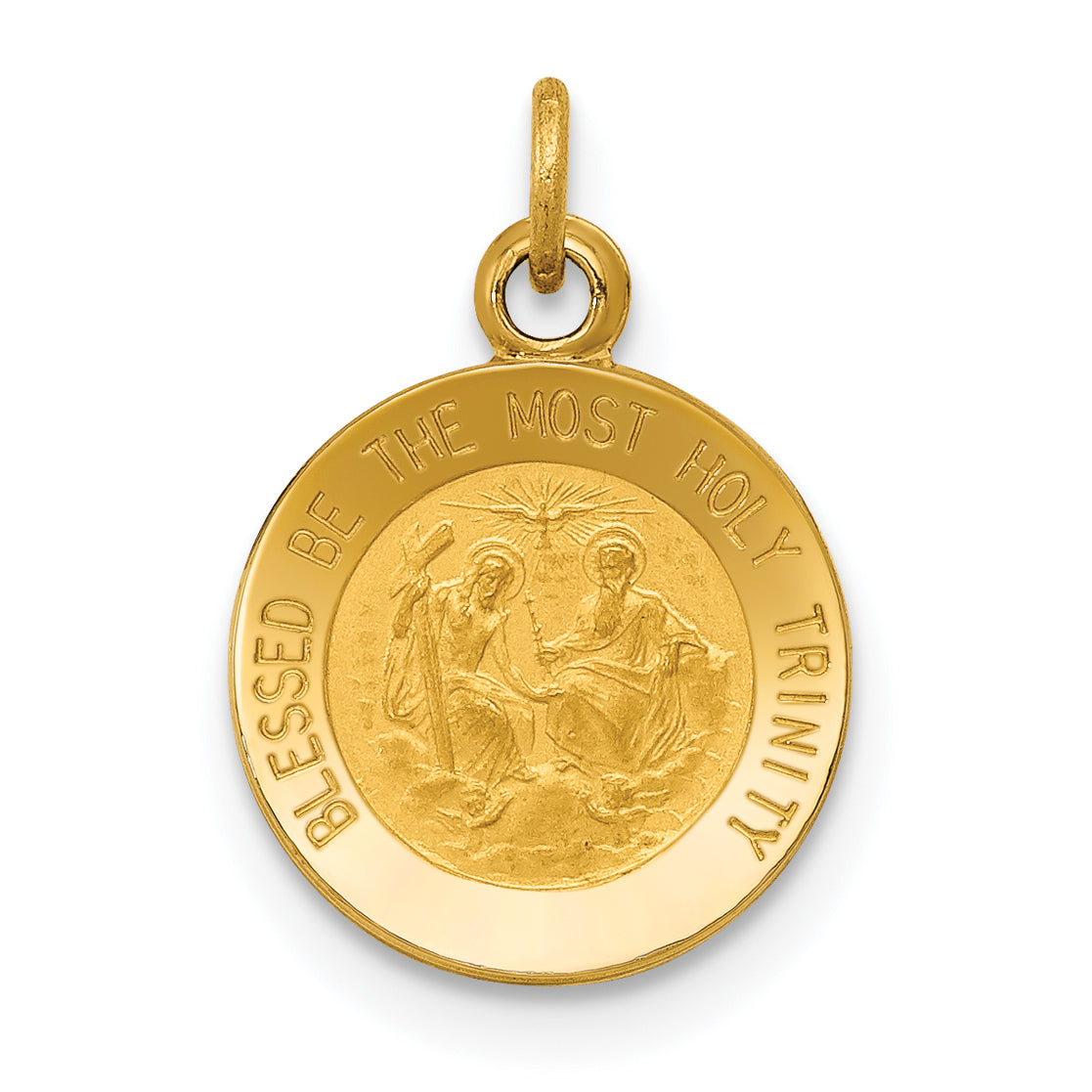 14k Holy Trinity Medal Charm Main image