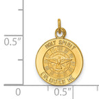14K Holy Spirit Medal Charm