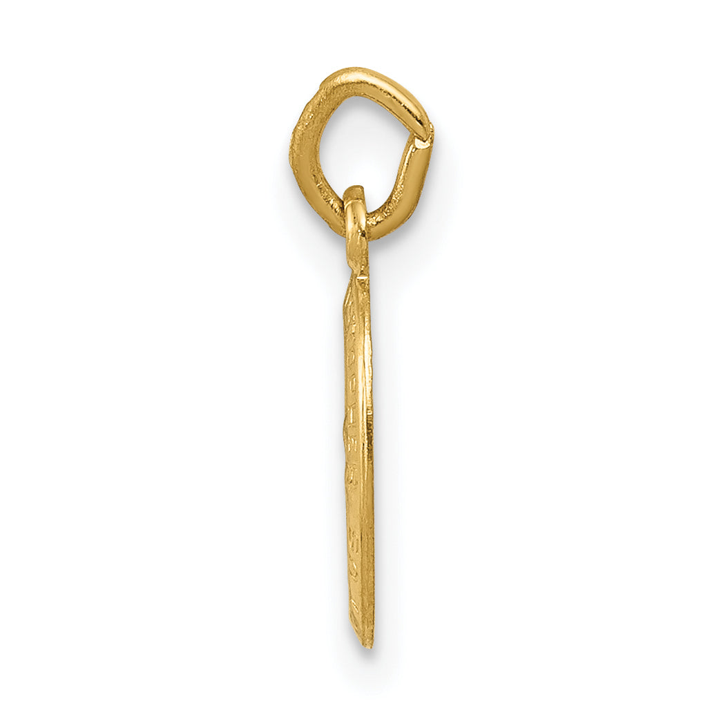 14K Saint Christopher Medal Charm