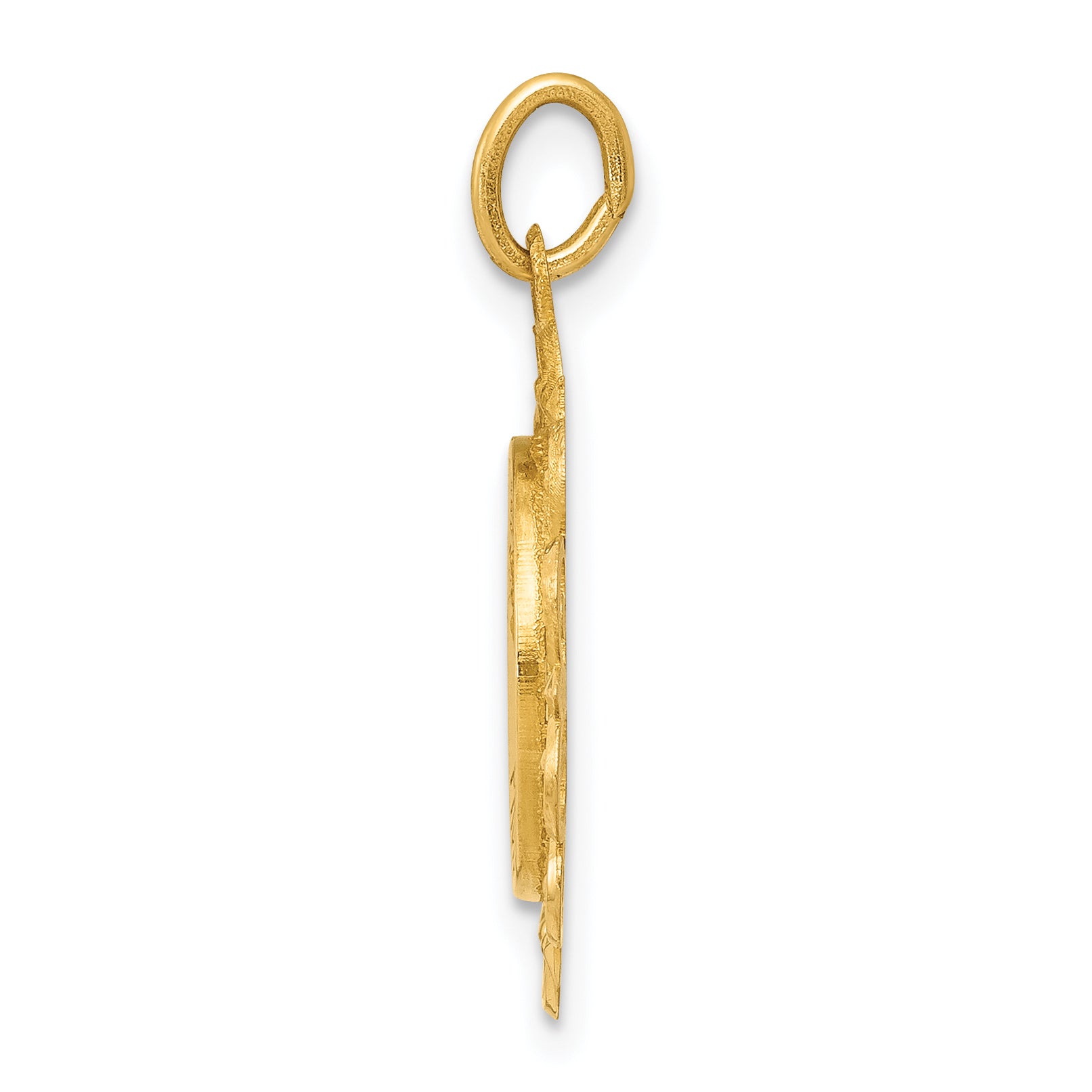 14K Saint Christopher Medal Charm Secondary image