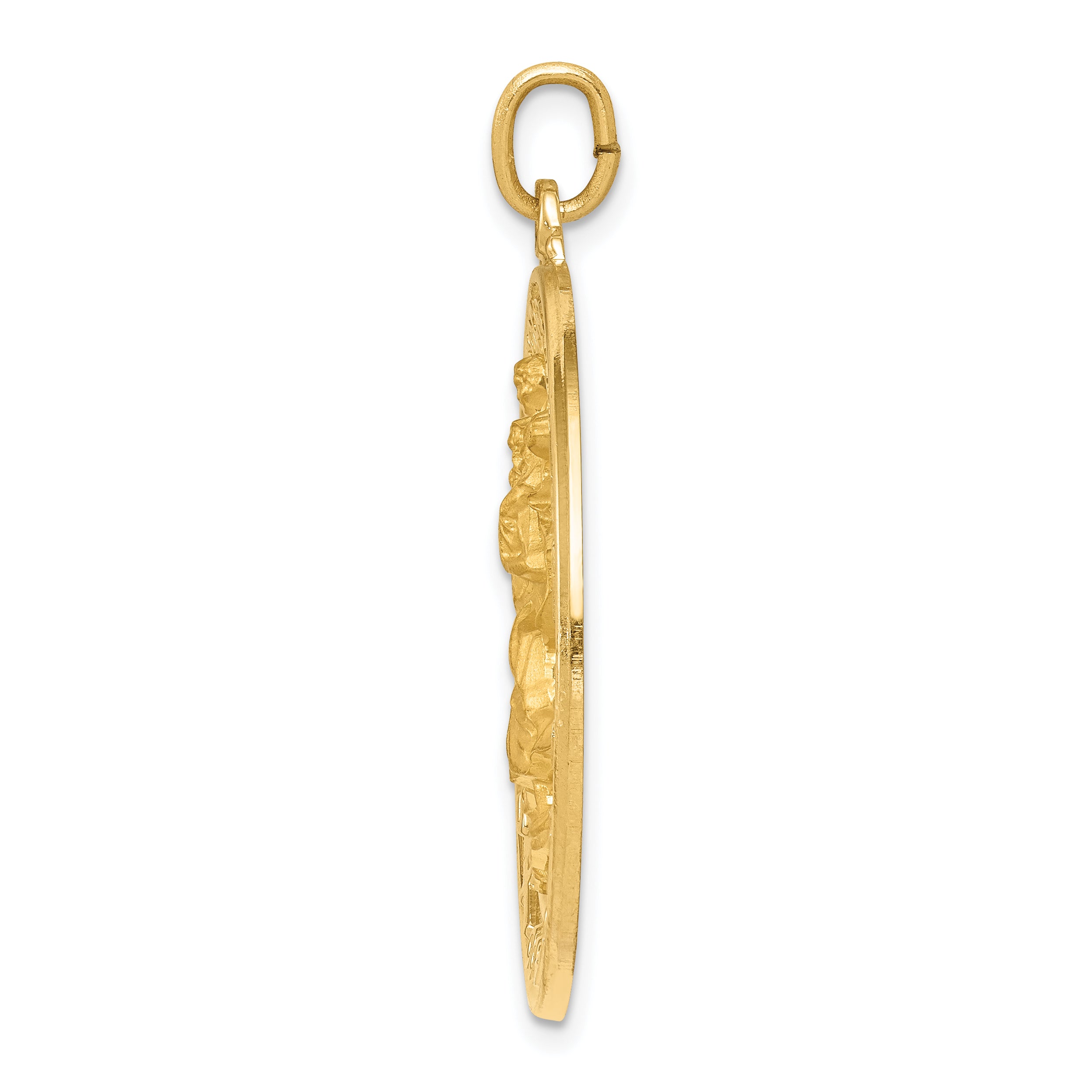 14K Saint Christopher Medal Pendant Secondary image