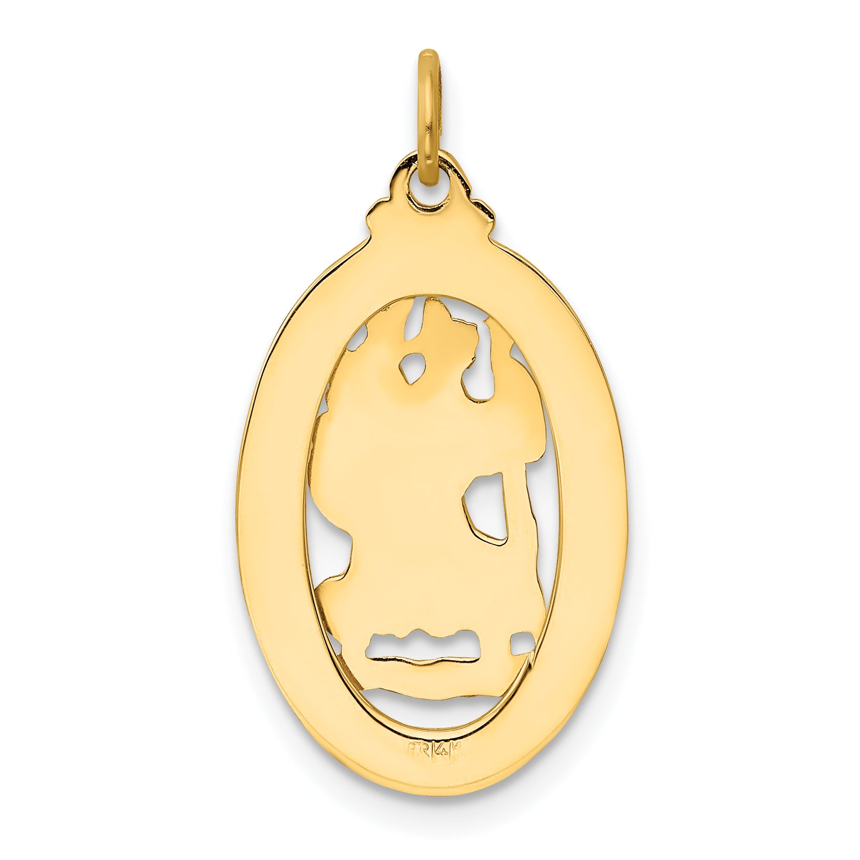 14K Saint Christopher Medal Pendant