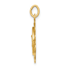 14K Saint Michael Medal Charm