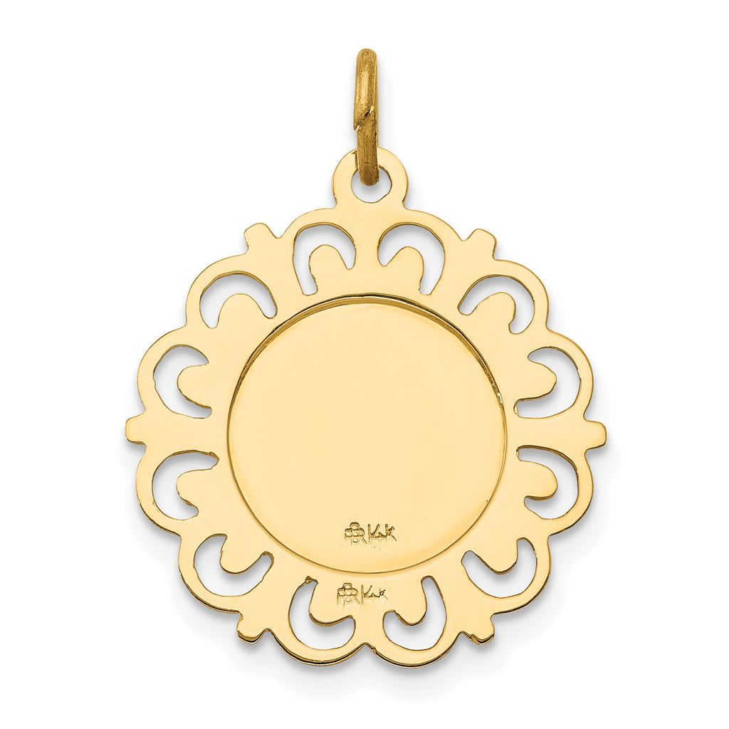 14K Saint Anthony Medal Charm