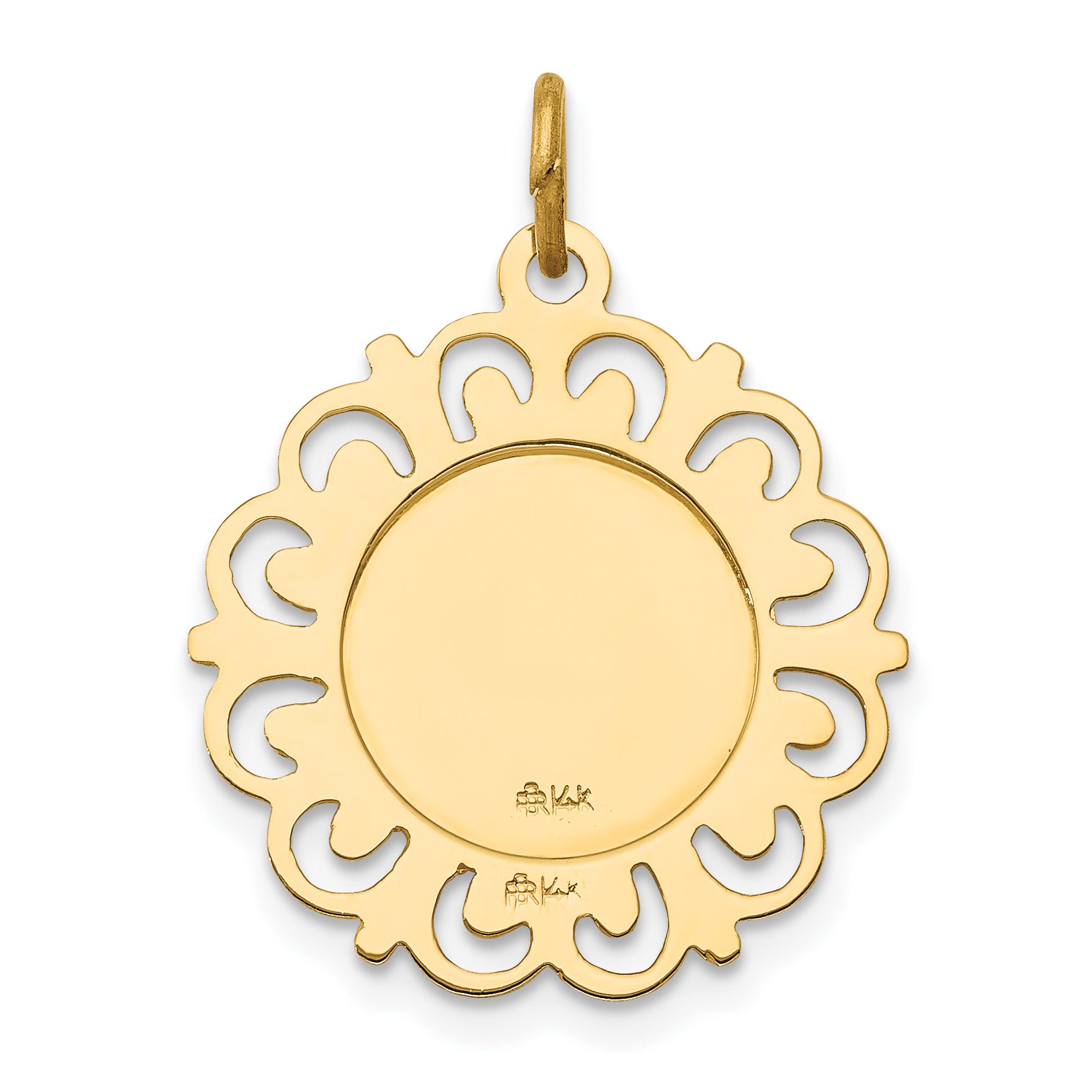 14K Saint Anthony Medal Charm
