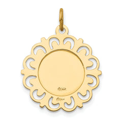 14K Saint Anthony Medal Charm