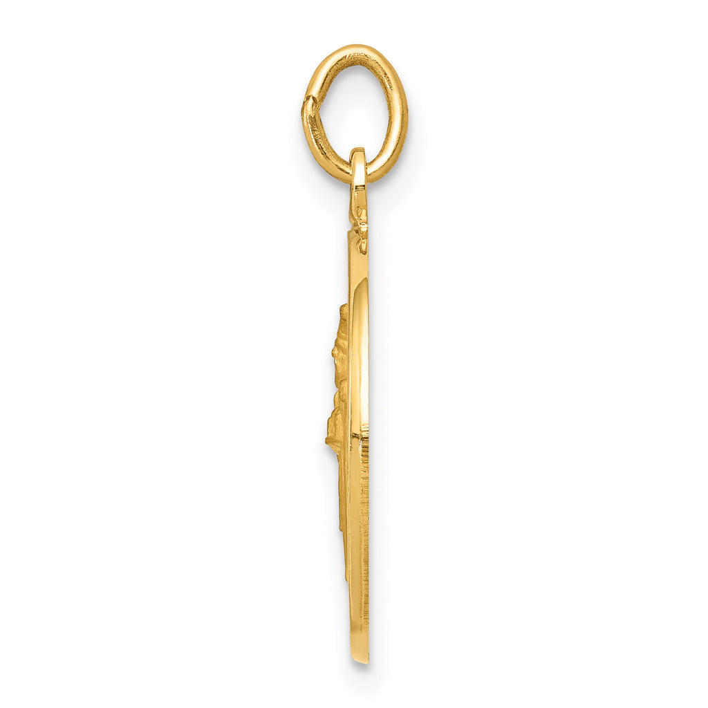 14K Saint Patrick Medal Charm