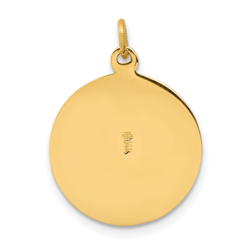 14K Saint Patrick Medal Charm